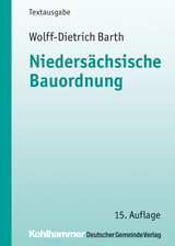 Niedersächsische Bauordnung - Barth, Wolff-Dietrich