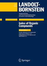 Index Compounds reg. in Volumes A-I; Comprehensive CAS-Index for all Subvolumes A-L - G. Peters