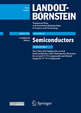 New Data and Updates for several Semiconductors with Chalcopyrite Structure, for several II-VI Compounds and diluted magnetic IV-VI Compounds - Dieter Strauch, Junhao Chu, Tomasz Dietl, Marin Rusu, Witold Dobrowolski, T. Story