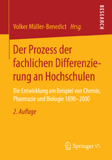 Der Prozess der fachlichen Differenzierung an Hochschulen - Müller-Benedict, Volker