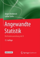 Angewandte Statistik - Hedderich, Jürgen; Sachs, Lothar