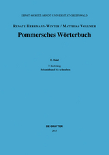 Pommersches Wörterbuch / Schauhband – schnuben - 