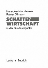 Schattenwirtschaft in der Bundesrepublik - Hans J Niessen, Rainer Ollmann