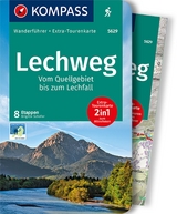 KOMPASS Wanderführer Lechweg, Vom Quellgebiet bis zum Lechfall, 8 Etappen - Brigitte Schäfer