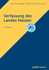 Verfassung des Landes Hessen - Christian Baudewin, Rainer Kallert, Johannes Meister, Olaf Schmitt, Carsten Schütz