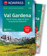 KOMPASS guida escursionistica Val Gardena, Val di Funes, Alpe di Siusi italienische Ausgabe - Moczynski, Raphaela