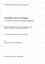 Gundlagen des Controlling in Verwaltungs-, Wirtschafts- und Dienstleistungsbetrieben - Michal Sprenger-Menzel  Th. P.