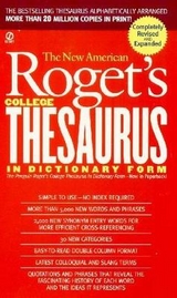 New American Roget's College Thesaurus in Dictionary Form (Revised & Updated) - Morehead, Philip D.
