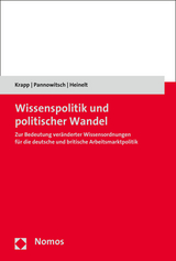 Wissenspolitik und politischer Wandel - Max-Christopher Krapp, Sylvia Pannowitsch, Hubert Heinelt