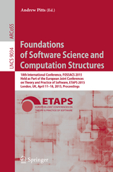 Foundations of Software Science and Computation Structures - 