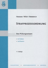 Strafprozessordnung - Hemmer, Karl-Edmund; Wüst, Achim; Berberich, Bernd