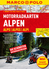MARCO POLO Motorrad-Karten Alpen 1:300 000