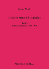 Heinrich Mann-Bibliographie - Brigitte Nestler