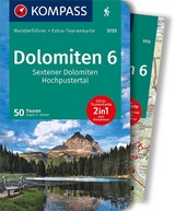 KOMPASS Wanderführer Dolomiten 6, Sextener Dolomiten, Hochpustertal - Hüsler, Eugen E.
