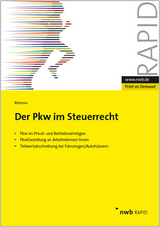 Der PKW im Steuerrecht