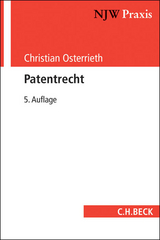Patentrecht - Osterrieth, Christian