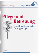 Pflege und Betreuung - Wolfram Friedel, Cornelia Petz