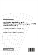 IDW Prüfungsstandards (IDW PS) IDW Stellungnahmen zur Rechnungslegung (IDW RS) - 