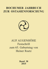 Bochumer Jahrbuch zur Ostasienforschung 38 / 2015 - 