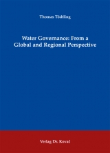 Water Governance: From a Global and Regional Perspective - Thomas Tödtling