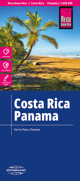 Reise Know-How Landkarte Costa Rica, Panama (1:550.000) -  Reise Know-How Verlag Peter Rump GmbH