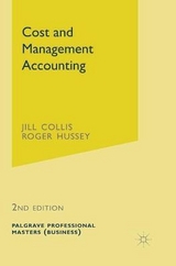 Cost and Management Accounting - Collis, Jill; Hussey, Roger