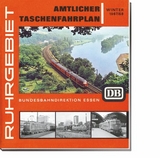 Amtlicher Taschenfahrplan Ruhrgebiet Winter1967/68