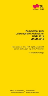 Kommentar zum Leistungsbild Architektur HOAI 2013 -LM.VM.2014 - 