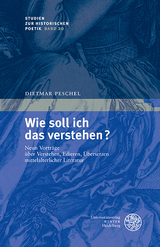 Wie soll ich das verstehen? - Dietmar Peschel