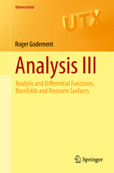 Analysis III - Roger Godement