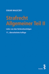 Strafrecht Allgemeiner Teil II - Maleczky, Oskar