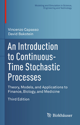 An Introduction to Continuous-Time Stochastic Processes - Capasso, Vincenzo; Bakstein, David