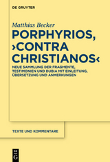 Porphyrios, "Contra Christianos" - Matthias Becker