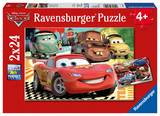 Ravensburger Kinderpuzzle - 08959 Neue Abenteuer - Puzzle für Kinder ab 4 Jahren, Disney Cars Puzzle mit 2x24 Teilen - 