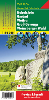 WK 076 Nebelstein - Gmünd - Weitra - Groß Gerungs - Weinsberger Wald, Wanderkarte 1:50.000