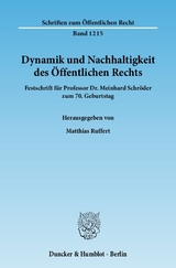 Dynamik und Nachhaltigkeit des Öffentlichen Rechts. - 