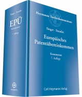 Europäisches Patentübereinkommen EPÜ - Singer, Margarete; Stauder, Dieter