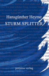 Sturm.Splitter - Hansgünther Heyme