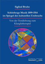 Schönbergs Musik 1899-1914 im Spiegel des kulturellen Umbruchs - Siglind Bruhn