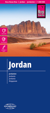 Reise Know-How Landkarte Jordanien / Jordan (1:400.000) - Peter Rump, Reise Know-How Verlag
