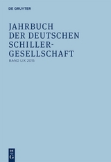 Jahrbuch der Deutschen Schillergesellschaft / 2015 - 