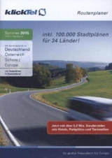 klickTel Routenplaner Sommer 2015, 1 CD-ROM - 