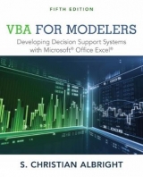 VBA for Modelers - Albright, S.