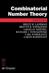 Combinatorial Number Theory - 