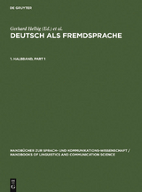 Deutsch als Fremdsprache. 1. Halbband - 