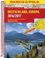 MARCO POLO Reiseatlas Deutschland 2016/2017 1:300 000, Europa 1:4 500 000