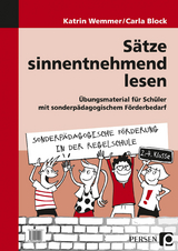 Sätze sinnentnehmend lesen - Katrin Wemmer, Carla Block