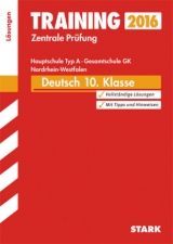 Training Zentrale Prüfung Hauptschule Typ A NRW - Deutsch Lösungen - von der Kammer, Marion; Gerstenberg, Frank