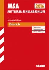 Mittlerer Schulabschluss Schleswig-Holstein - Deutsch - von der Kammer, Marion; Deißner, Margrit; Hoffmann, Bettina
