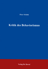 Kritik des Behaviorismus - Peter Schink